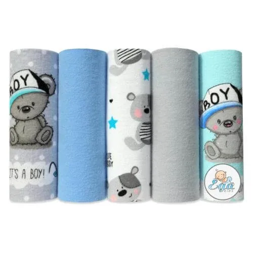 EGA KIDS Scutece de flanel 70x80cm set nr. 2 (7053), 5 buc Ega Logistic — preț și oferte