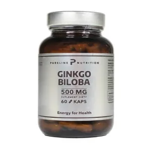Pureline Nutrition Ginkgo Biloba ginkgo 500mg, 60 caps