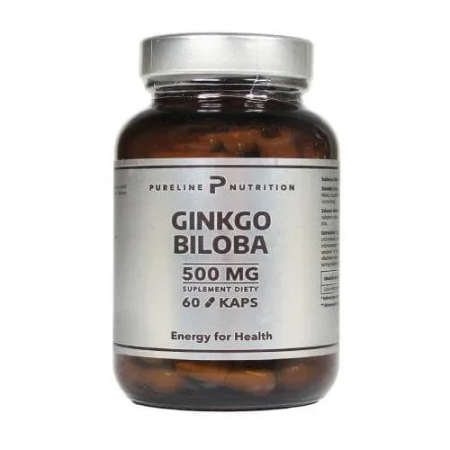 Pureline Nutrition Ginkgo Biloba ginkgo 500mg, 60 caps Medfuture — preț și oferte
