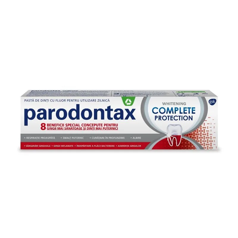 Pasta de dinti Complete Protection Whitening Parodontax, 75 ml, Gsk — preț și oferte