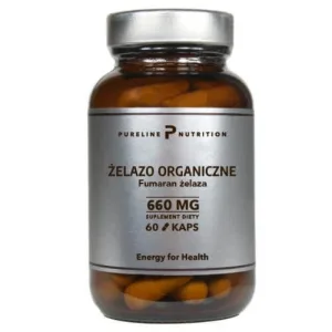Pureline Nutrition Fier organic (Fumarat de fier), 60 capsule