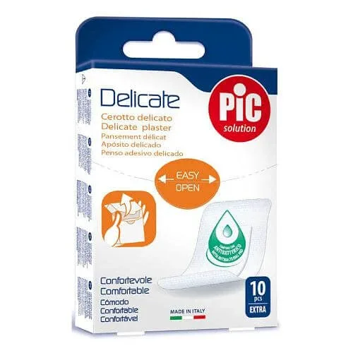 PIC Delicate Extra Plaster antibacterian 50x70 mm, 10 buc. Sirowa — preț și oferte