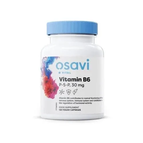 OSAVI Vitamina B6 P-5-P 30 mg, 120 capsule — preț și oferte