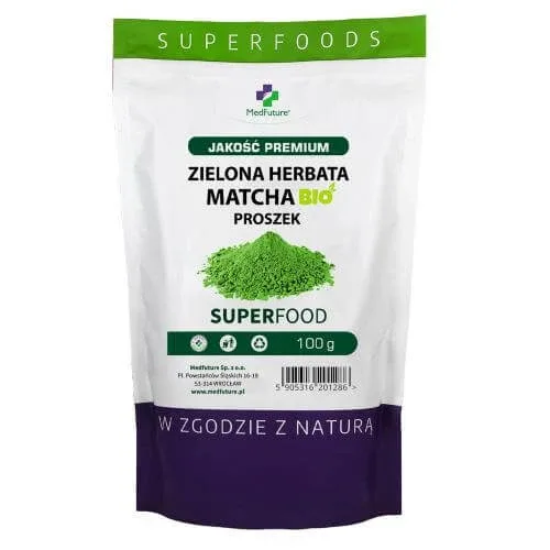 MedFuture Matcha ceai verde Bio, 100g — preț și oferte