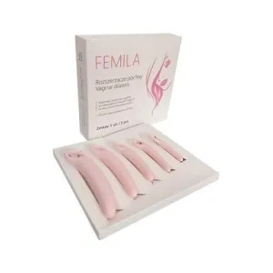 FEMILA Dilatatoare vaginale - dilatatoare vaginale cu mâner, 5 buc