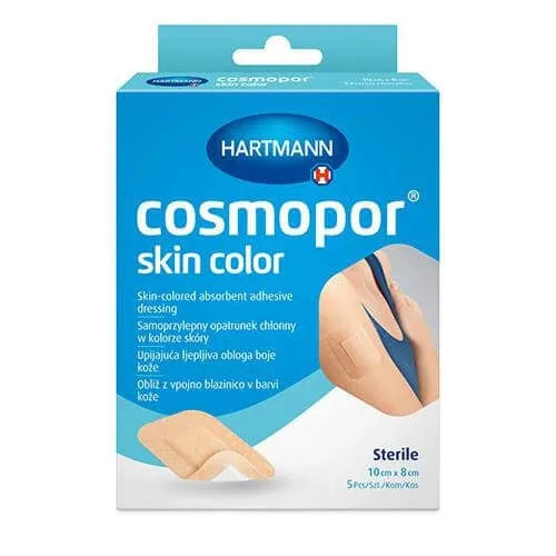 Cosmopor culoarea pielii 10cm x 8cm Pansament steril, 5pcs HARTMANN — preț și oferte