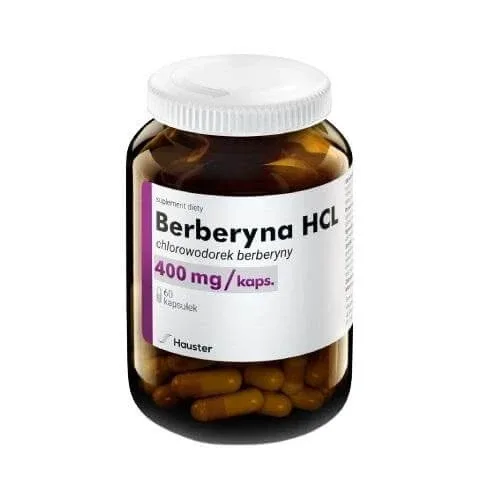 HAUSTER Berberine HCl 400mg, 60 capsule — preț și oferte