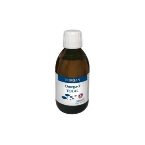 Norsan Omega-3 Total cu ulei de pește aromatizat natural lichid, 200 ml — preț și oferte
