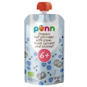SALVEST PÕNN BIO Piure de fructe cu iaurt și biscuiți, 110g