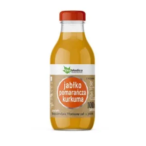 EkaMedica Suc de mere, portocale și turmeric, 300ml