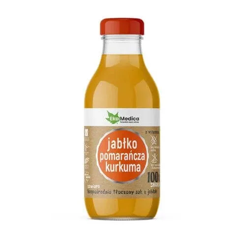 EkaMedica Suc de mere, portocale și turmeric, 300ml — preț și oferte