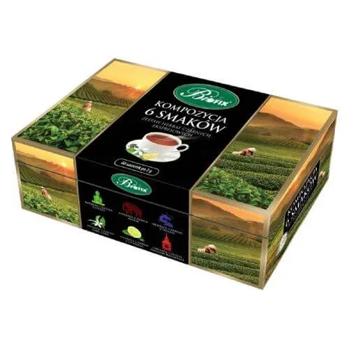 BiFix Set de ceaiuri negre expres Compoziție de 6 arome, 60x2g — preț și oferte