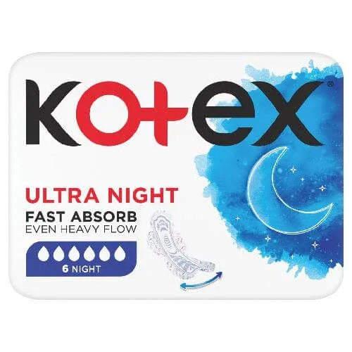 KOTEX Ultra Night Slip, 6 buc — preț și oferte