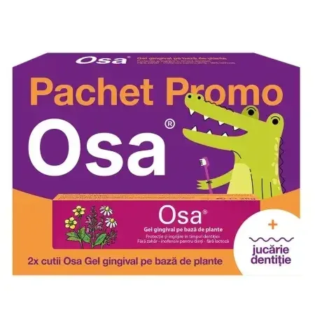 Pachet Osa Gel Gingival 2 X 20g + Jucarie Dentitie DR. A and L — preț și oferte