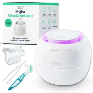 Zent Ultrasonic Cleaner, curățător cu ultrasunete cu lampă UV pentru tăvi ortodontice, proteze dentare, bretele