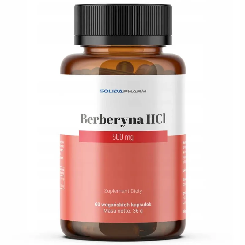 Solida Pharm Berberine HCI 500 mg, 60 capsule — preț și oferte