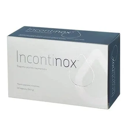 Capsule pentru incontinenta urinara la femei Incontinox, 60 capsule, Holistic One Holistic Medica — preț și oferte