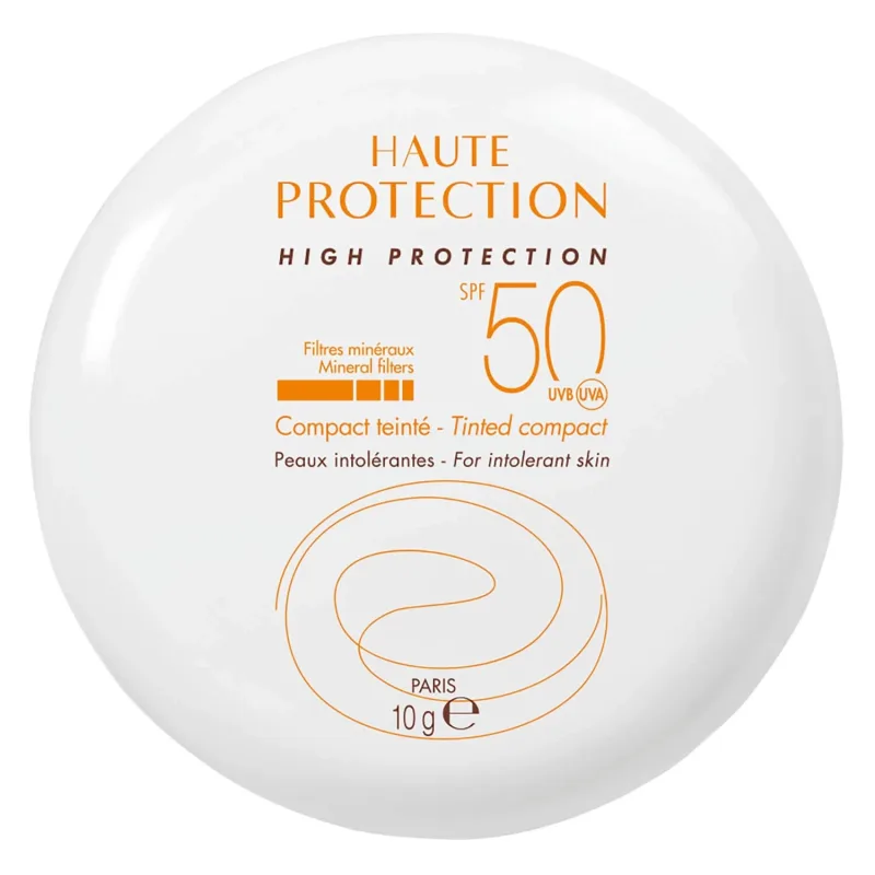 Avene Sun, nisip mineral protector compact, piele hipersensibilă, SPF 50, 10 g — preț și oferte