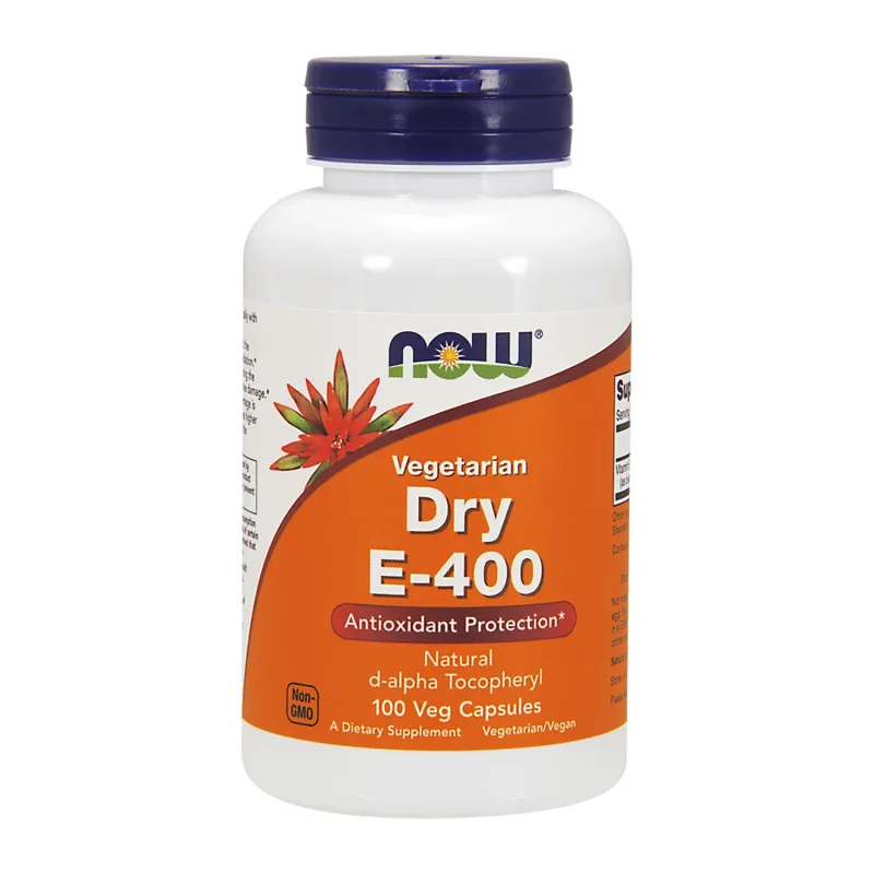 Now Foods, Vegetarian Dry E-400, Vitamina E 400 UI, 100 capsule — preț și oferte