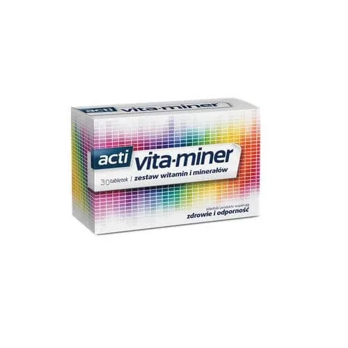 Acti VITA-MINER, 30 comprimate AFLOFARM — preț și oferte