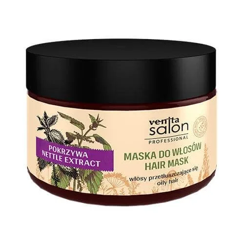 Venita Salon Mască pentru păr gras cu extract de urzică, 500 ml — preț și oferte