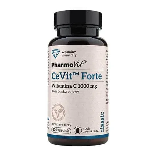 PHARMOVIT CeVit Forte Vitamina C 1000 mg, 60 capsule — preț și oferte