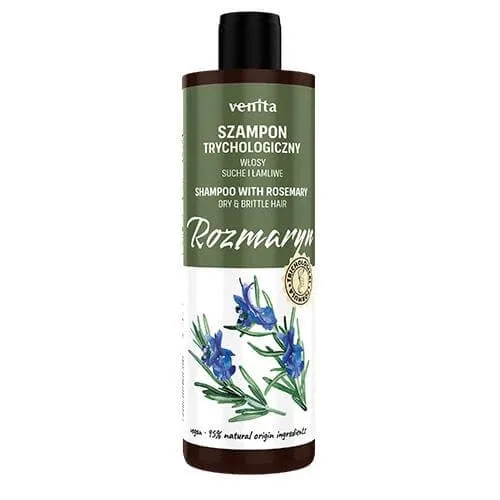VENITA Șampon Trichology pentru păr uscat și fragil Rozmarin, 300ml — preț și oferte