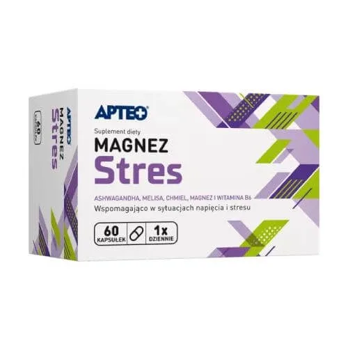 Magneziu stres APTEO, 60 capsule Synoptis — preț și oferte