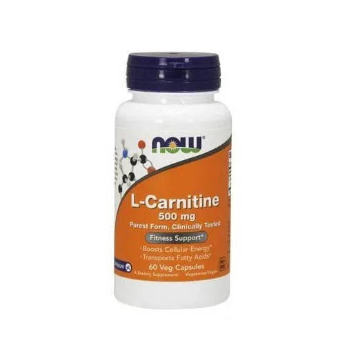 Now Foods L-carnitină 500mg capsule 60 capsule — preț și oferte
