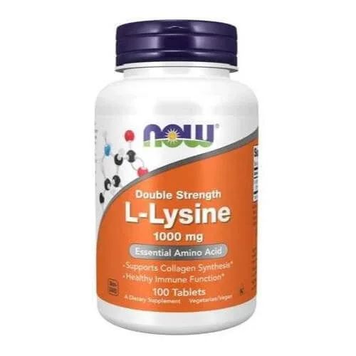 NOW L-Lizina 1000mg, 100tabl. NOW FOODS — preț și oferte