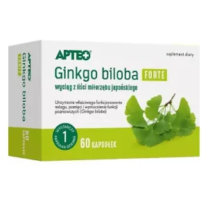 Apteo Ginkgo biloba Forte, 60 capsule