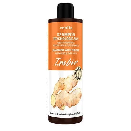 VENITA Șampon Trichology pentru părul slăbit după tratamente pentru păr Ghimbir, 300ml — preț și oferte