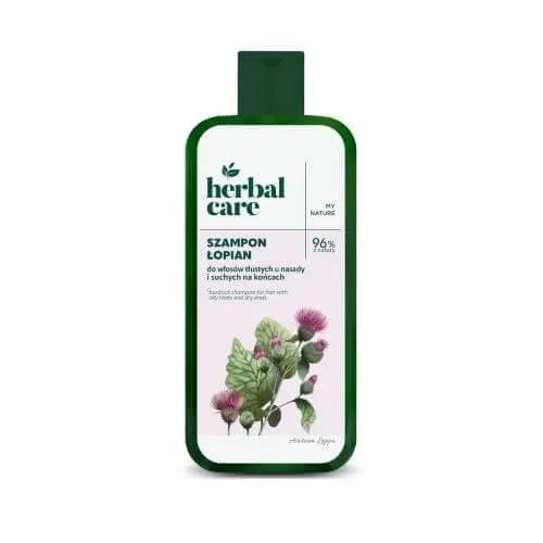 Farmona Herbal Care Șampon pentru păr gras la rădăcini și păr uscat la vârfuri Brusture, 330 ml — preț și oferte
