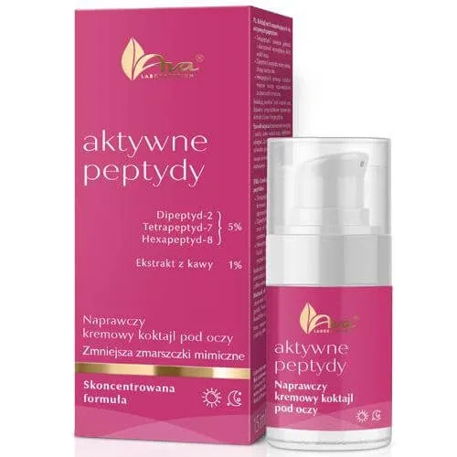AVA ACTIVE PEPTYDY Cocktail cremă de ochi reparatoare, 15ml — preț și oferte