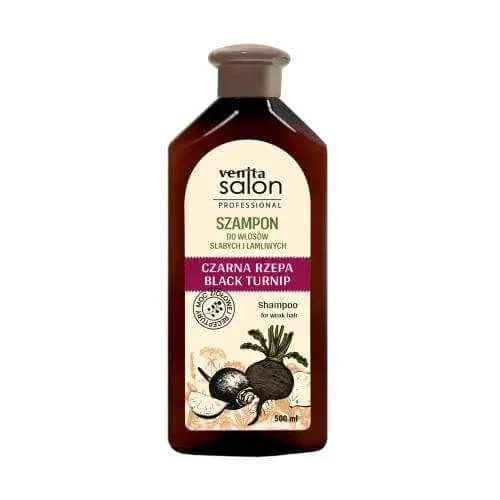 VENITA SALON Șampon pentru păr slab și fragil Nap negru, 500ml — preț și oferte
