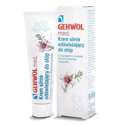 GEHWOL Med Fussdeo-Creme Cremă de picioare puternic răcoritoare, 125ml — preț și oferte