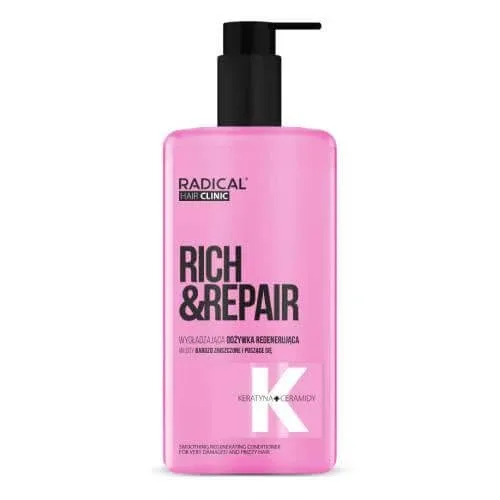 Farmona Radical Hair Clinic Rich&Repair Balsam regenerant și netezitor, 260 ml — preț și oferte