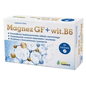 Magneziu GF + vitamina B6, 60 comprimate