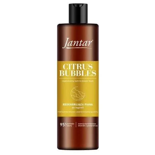 FARMONA JANTAR Citrus Bubbles Spumă de baie regenerantă cu esență de ambră și extract de portocale, 400 ml — preț și oferte