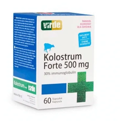 VIRDE Colostrum Forte 500 mg - 60 capsule Colostrum pentru întărirea imunității — preț și oferte