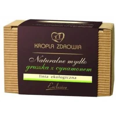 KROPLA ZDROWIA Săpun natural cu pere și scorțișoară - 130g Marmed Health — preț și oferte