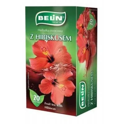 BELIN Ceai de hibiscus, 20 plicuri — preț și oferte
