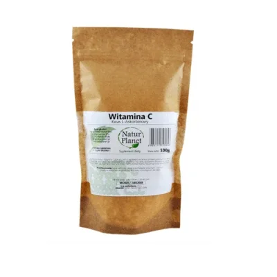 Acid L-ascorbic (vitamina C) NaturPlanet, 100g infopharm — preț și oferte