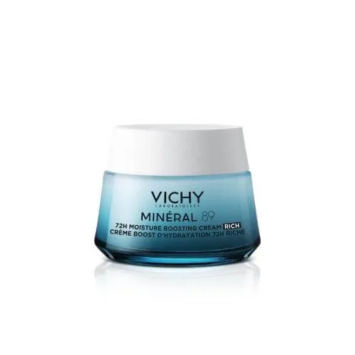 VICHY MINERAL 89 Cremă bogată hidratantă și reparatoare 72h, 50ml — preț și oferte