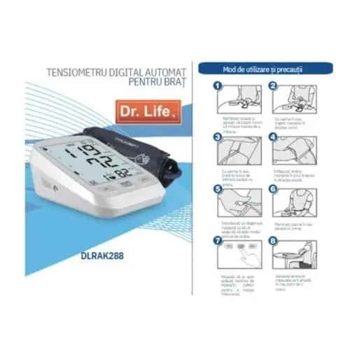 Tensiometru digital automat pentru brat Dr. Life DLRAK288 — preț și oferte