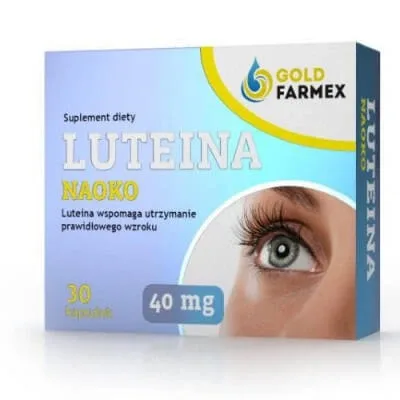 GOLDFARMEX Lutein Naoko 40 mg, 30 capsule — preț și oferte