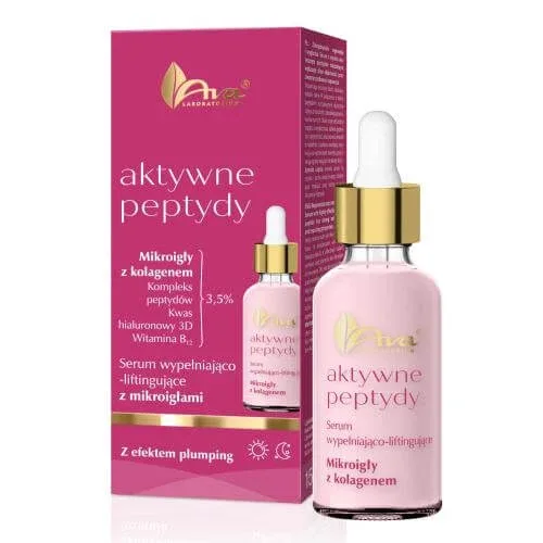 AVA Active Peptides Filling and Lifting Serum cu micro-oje, 30 ml — preț și oferte