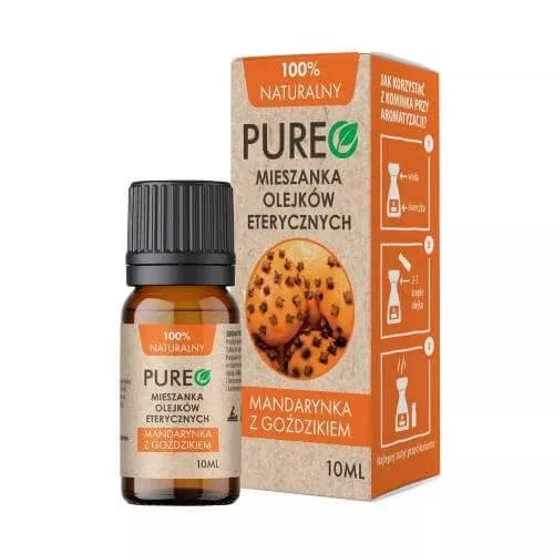 Pureo Amestec de uleiuri esențiale naturale Mandarină și cuișoare, 10 ml — preț și oferte