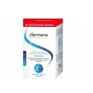 DERMENA Șampon inhibitor al căderii părului, 2x200ml