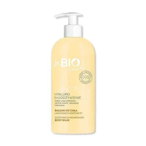 BE BIO EWA CHODAKOWSKA Loțiune naturală pentru corp cu acid hialuronic, semințe de in, bumbac, trehaloză, 350ml — preț și oferte